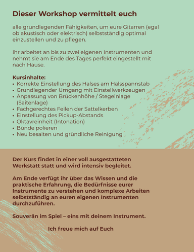 Setup Workshop Flyer Rückseite